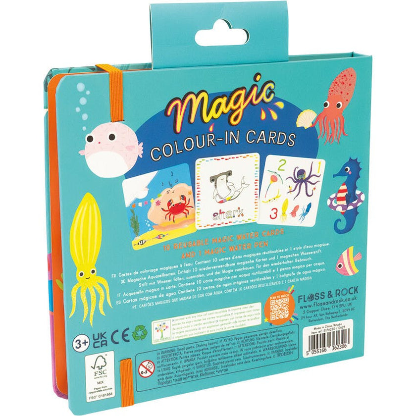 Magic Color Changing Water Cards - Ocean
