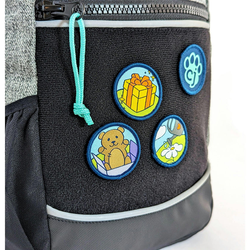 Giving Patches - 3 Colorful Embroidered Hook and Loop Patches Reward Patches