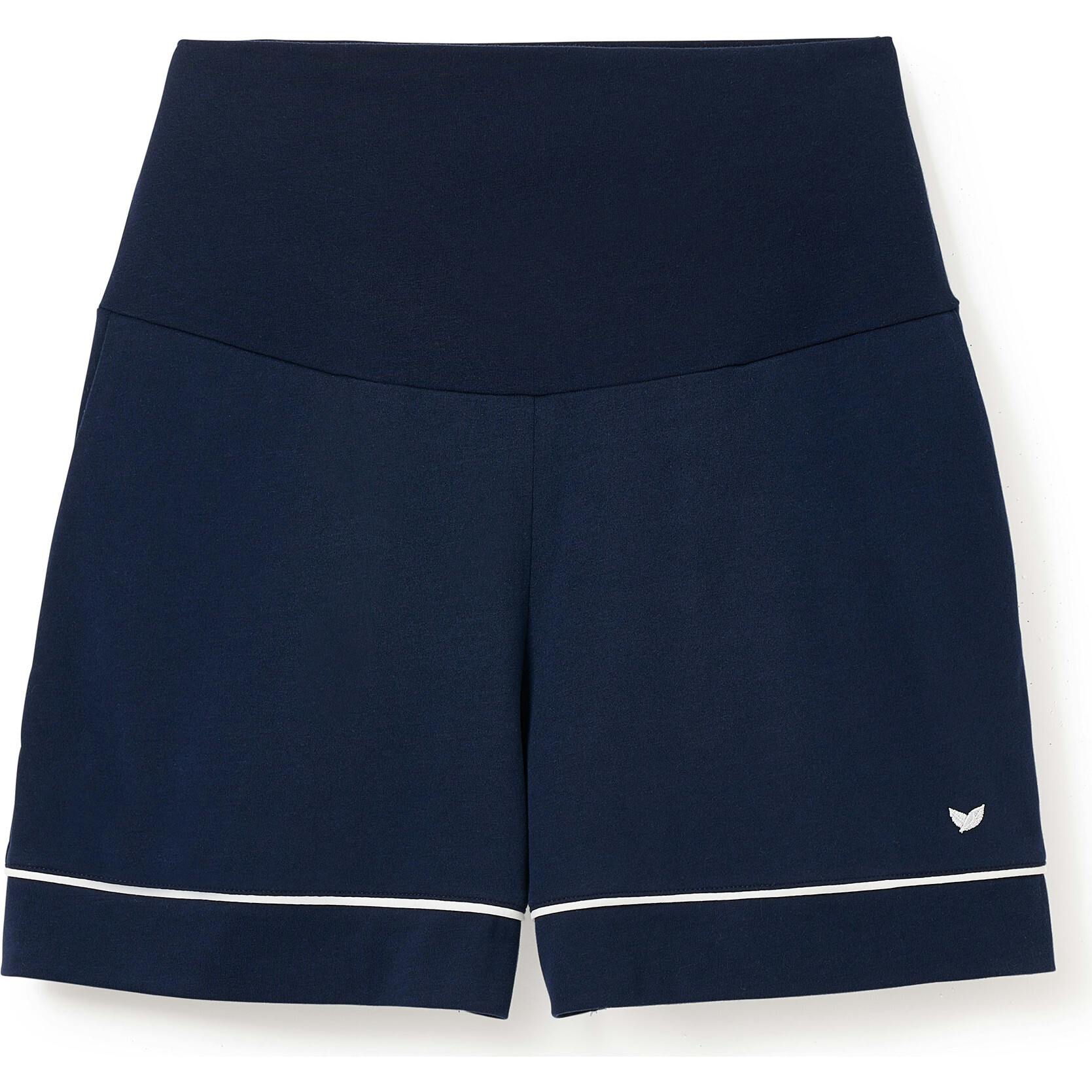 Women's Pima Maternity Shorts in Navy