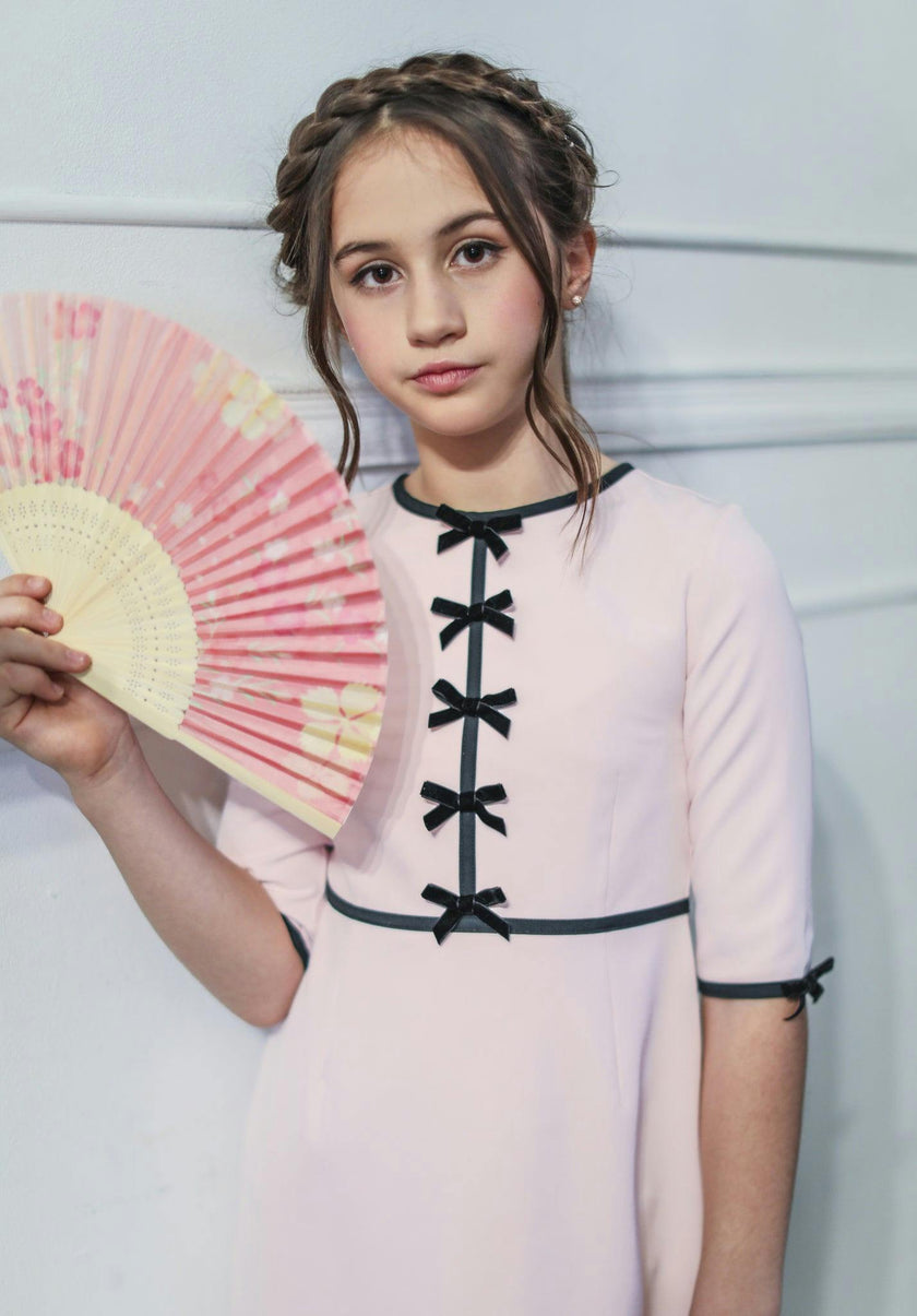 Anais bow dress (ivory)