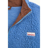 adult wool bomber jacket - ice blue