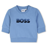 Blue Baby Sweatshirt & Pants Set