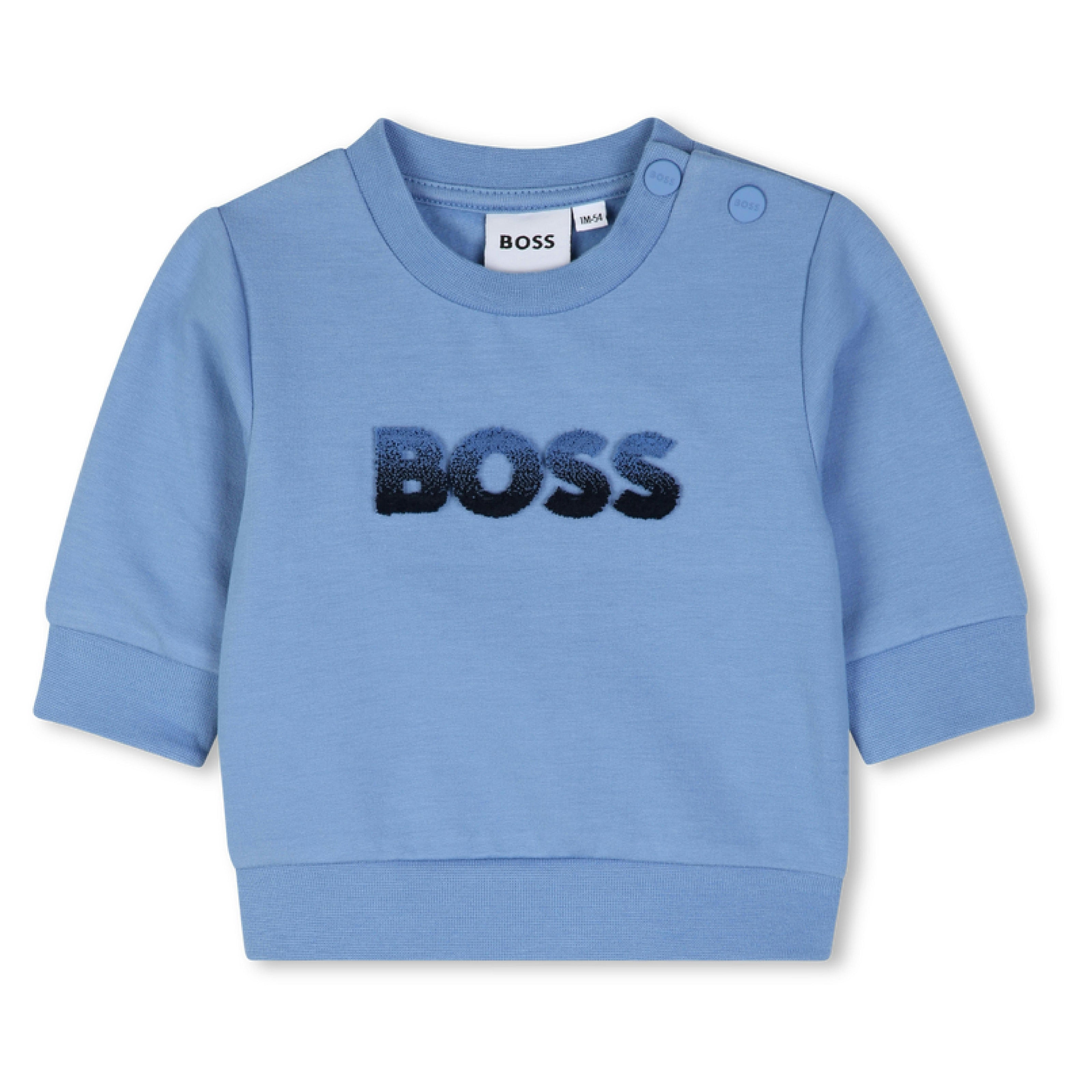 Blue Baby Sweatshirt & Pants Set