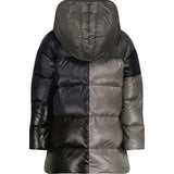 The Misty Mirage High Collar Hooded Long Puffer Coat