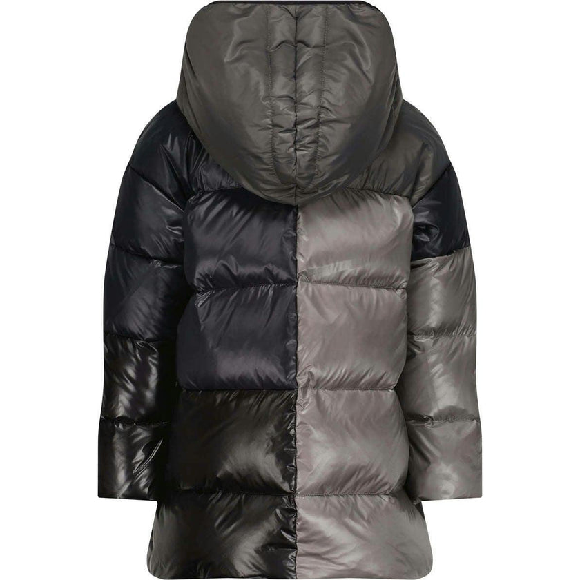 The Misty Mirage High Collar Hooded Long Puffer Coat