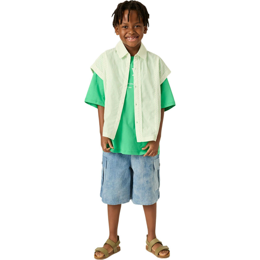 Brooklyn Cargo Shorts in Denim