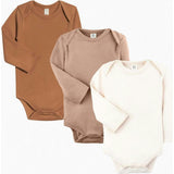 3-Pack Classic Long Sleeve Bodysuit Bundle