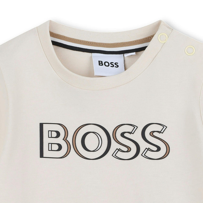 Sand Short Sleeve Logo T-Shirt