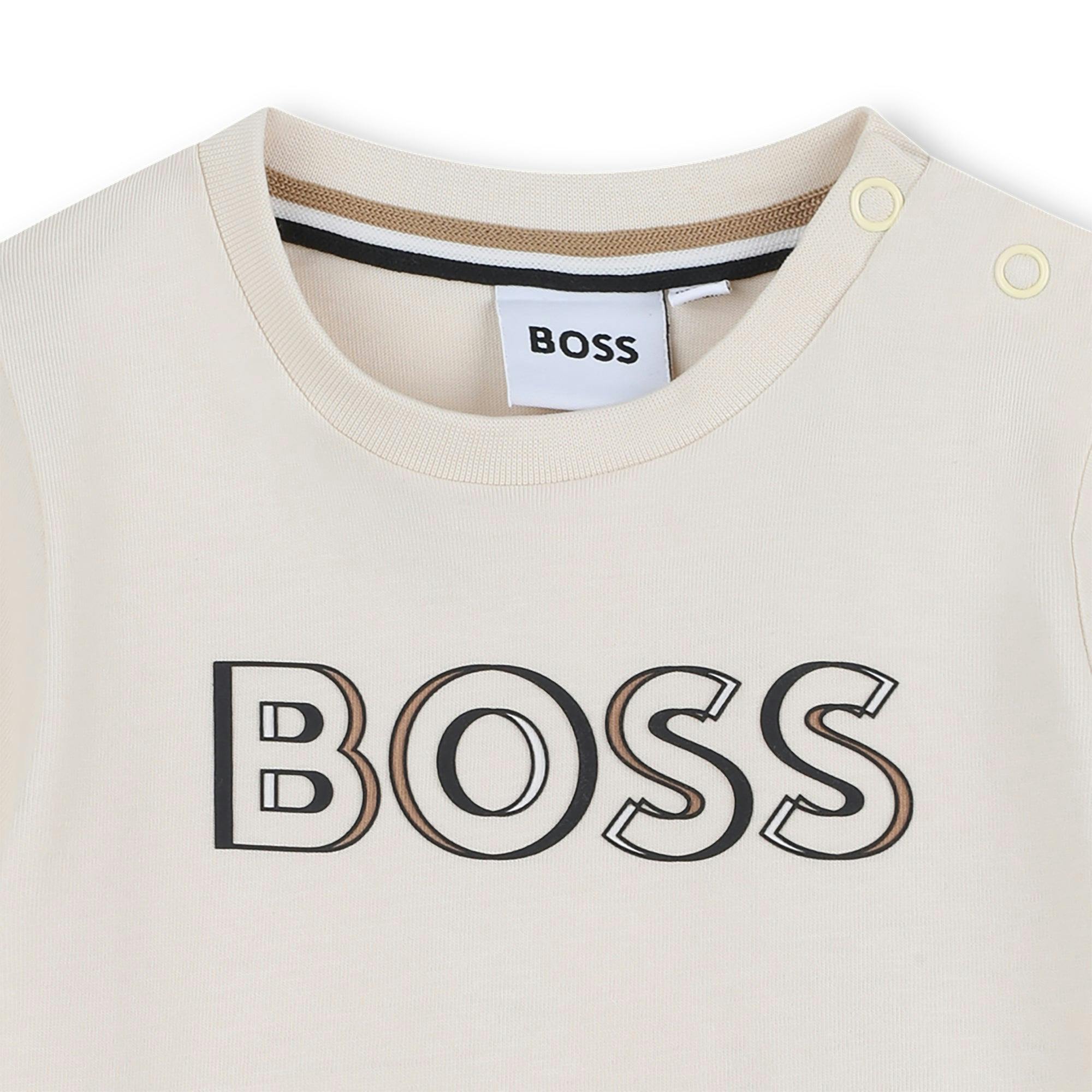 Sand Short Sleeve Logo T-Shirt