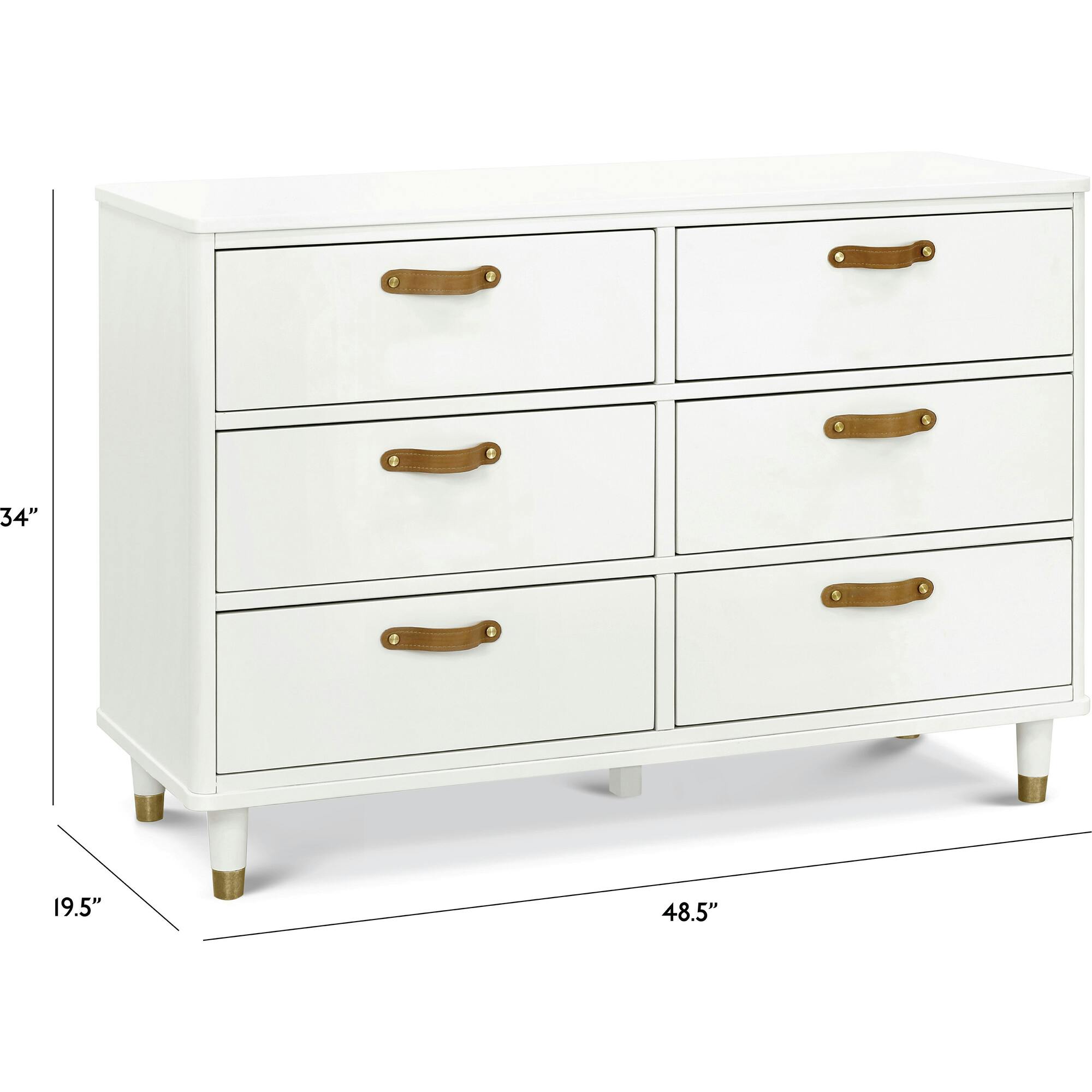 Tanner 6-Drawer Assembled Dresser