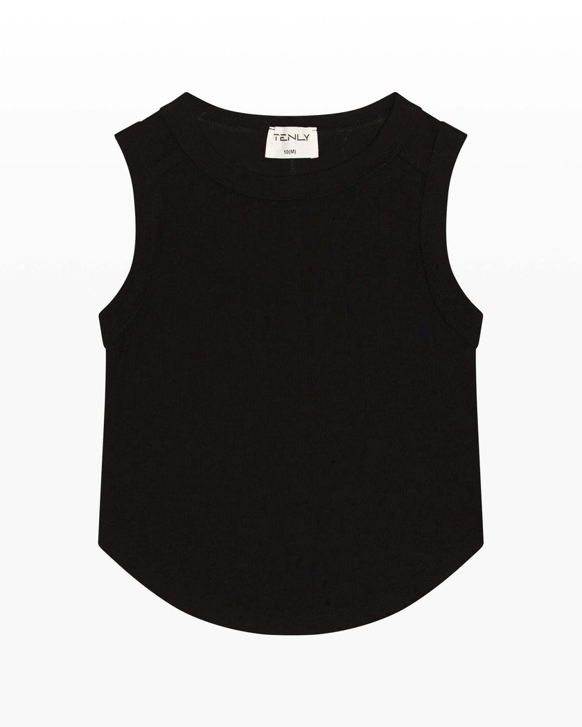 Ribbed Exposed Seam Tank Top