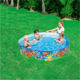 6' x 15" Odyssey Fill 'N Fun Plastic Kids Swimming Pool