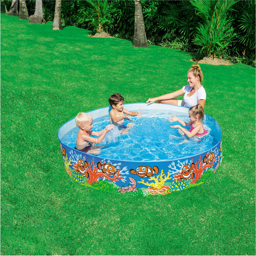 6' x 15" Odyssey Fill 'N Fun Plastic Kids Swimming Pool