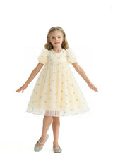 Cream Stella Tulle Dress