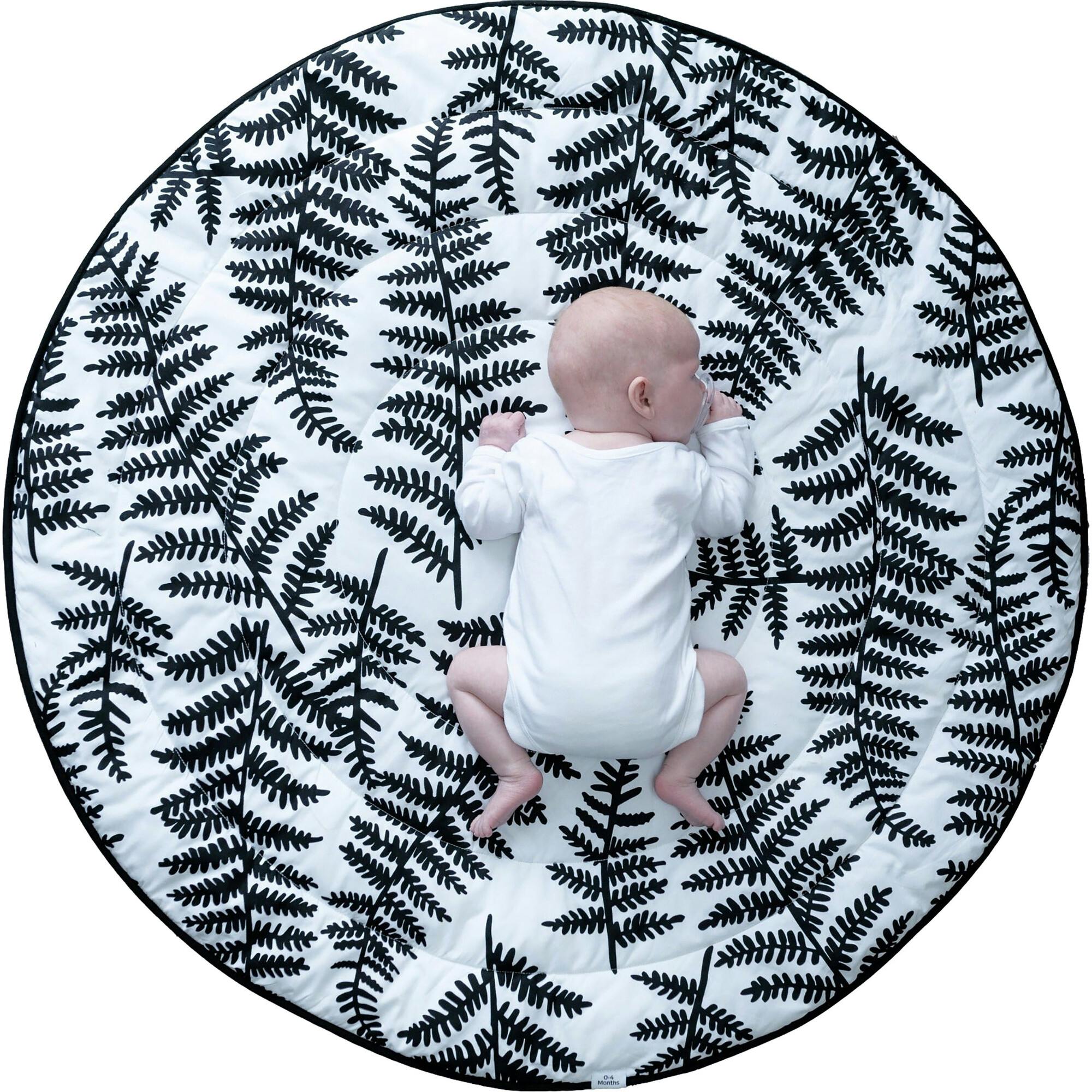 Plant Print Reversible Round Playmat