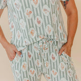 Women's Short Sleeve Pajamas - Constance