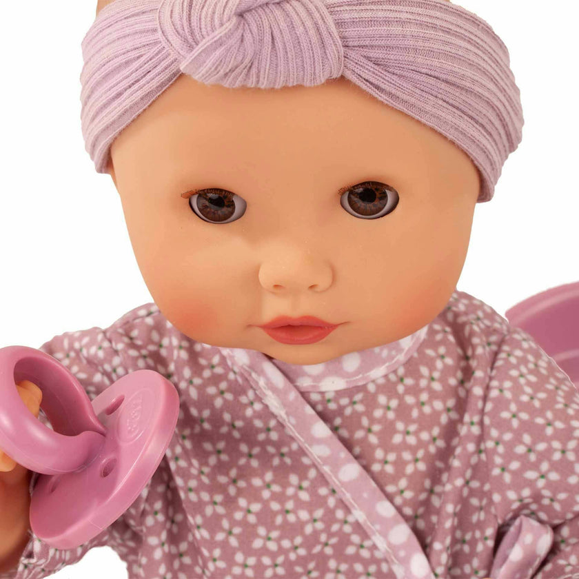 Sleepy Aquini Soft Mood - 13" Drink & Wet Bath Baby Girl Doll with Potty