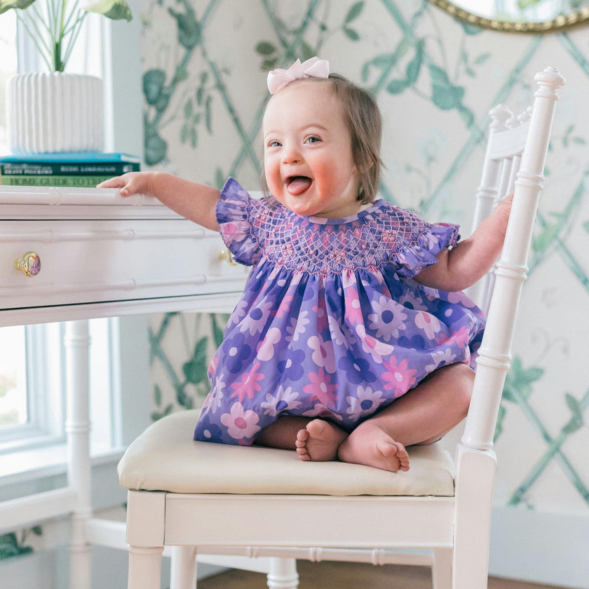 Annie Smocked Diaper Cover Set