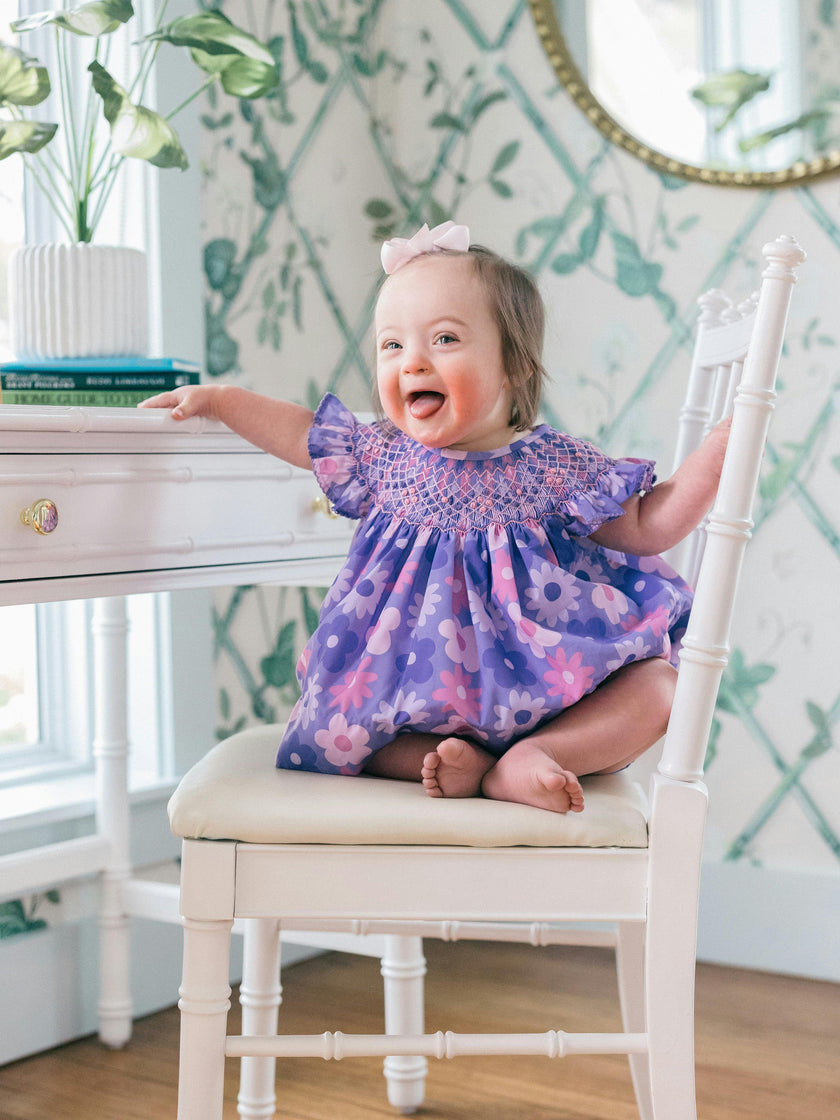 Annie Smocked Diaper Cover Set