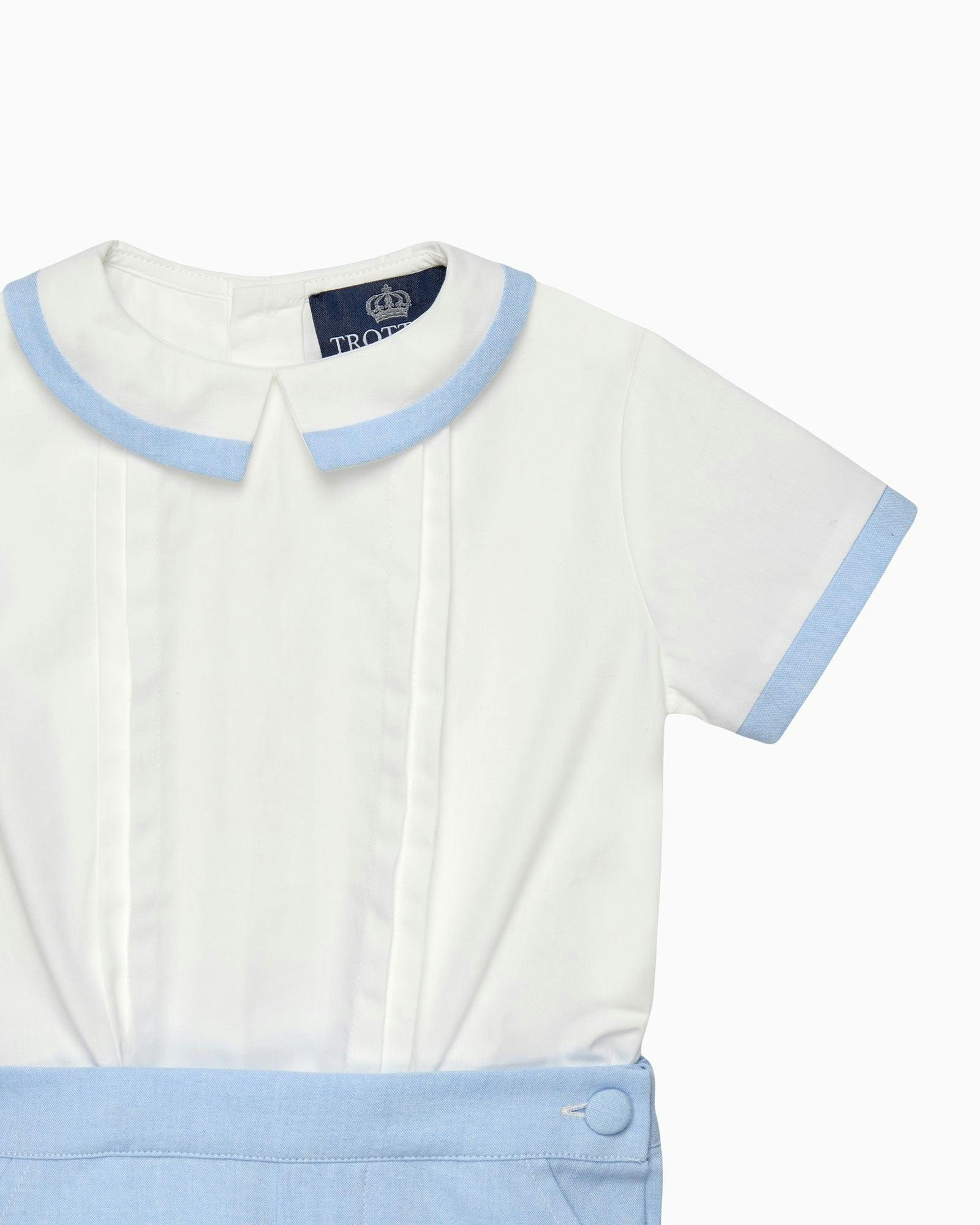 The Rupert Set in Pale Blue/White
