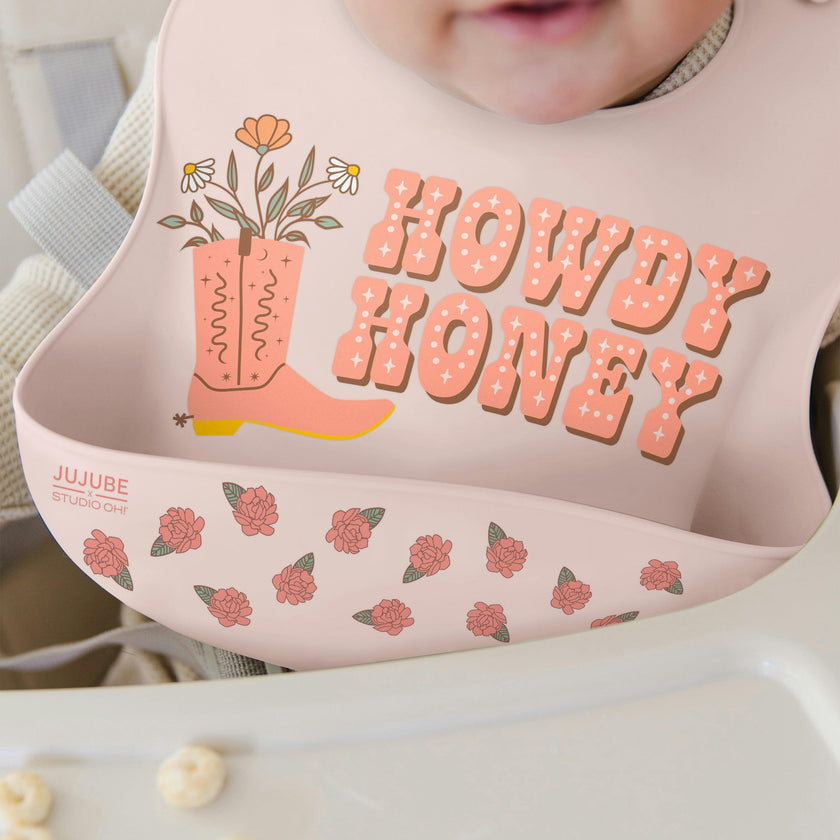 JuJuBe × Studio Oh! Silicone Bibs