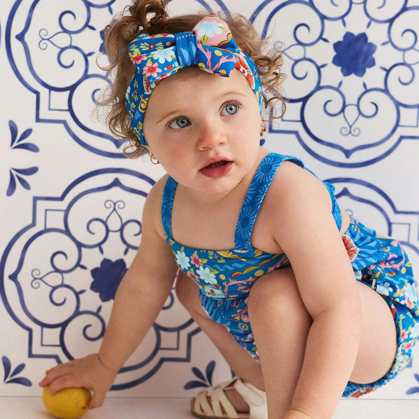 Carretto Tie Back Bubble Romper