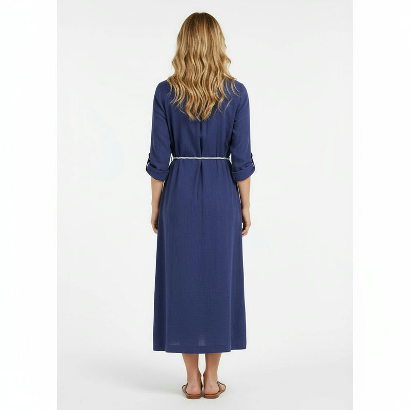 Anais Womens Shirtdress Lapis Blue, blue