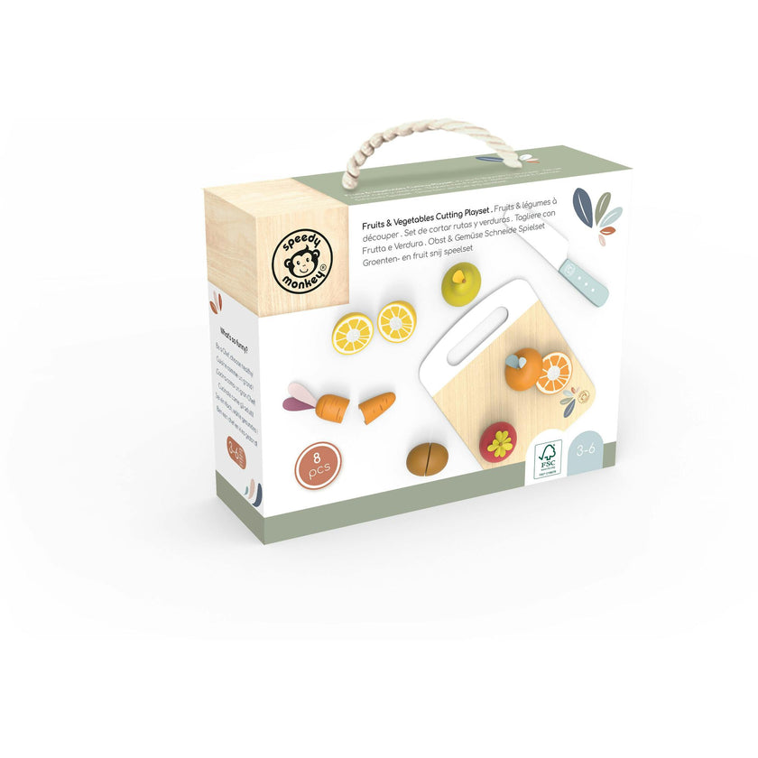 Fruits & Vegetables Cutting Playset