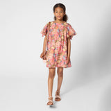 Garnet Rose Floral Chloé Dress