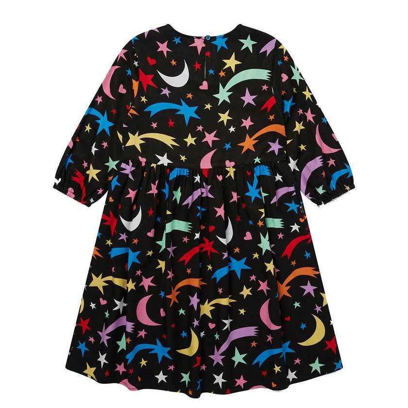 Black Shooting Star Tencel Dress
