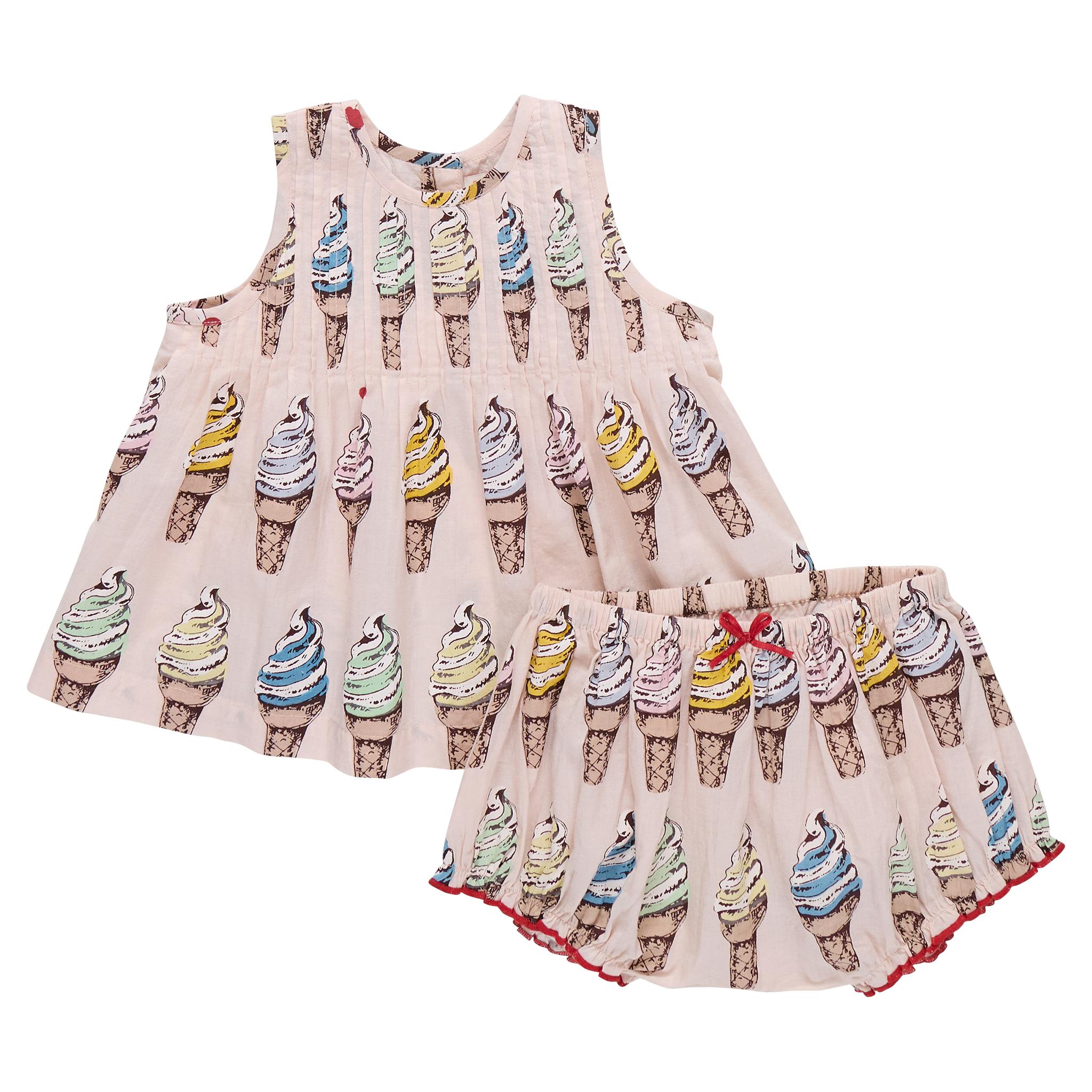 Baby Girls Jaipur 2-PC Set - Pink Soft Serve