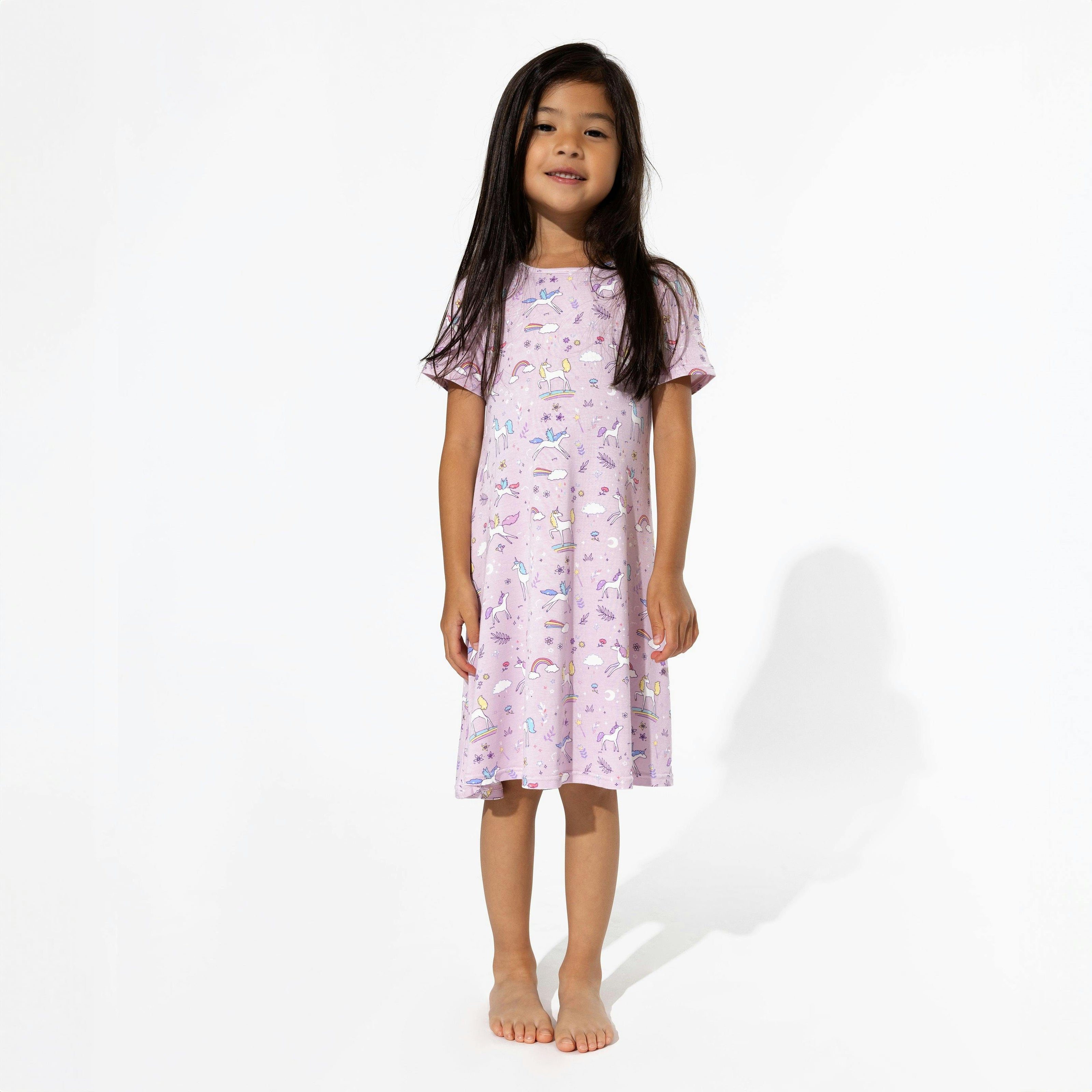 Enchanted Bamboo Girls' Short Sleeve Dress