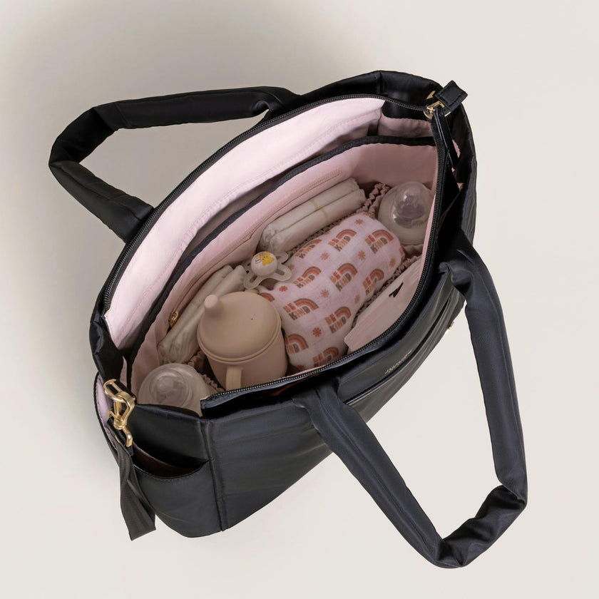 Utility-Strap Diaper Tote Bag