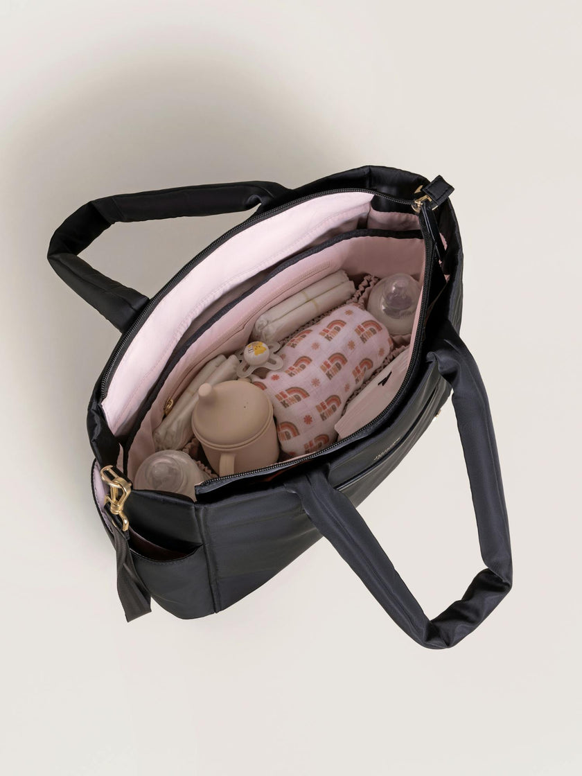 Utility-Strap Diaper Tote Bag