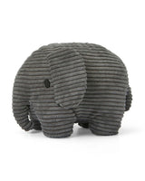 Plush MIFFY ELEPHANT ECO Corduroy Grey 9"