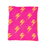Malibu Sugars' Two Tone Lightning Bolt Reversible Blanket