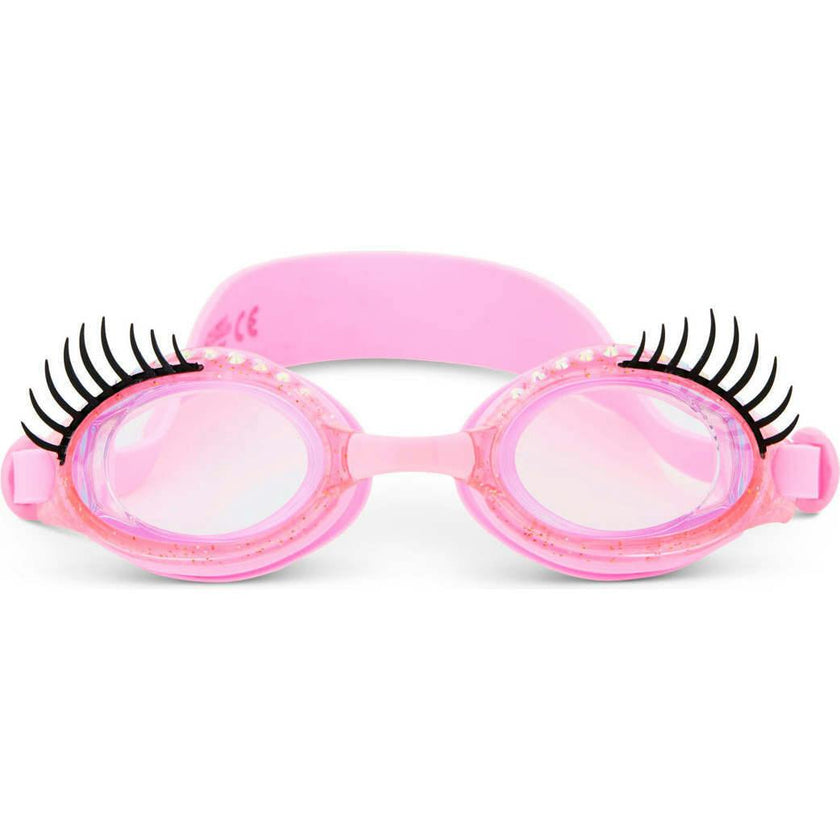 Powder Pink Eyelash Youth Swim Goggle
