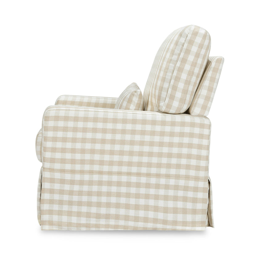 Namesake Crawford Pillowback Comfort Swivel Glider