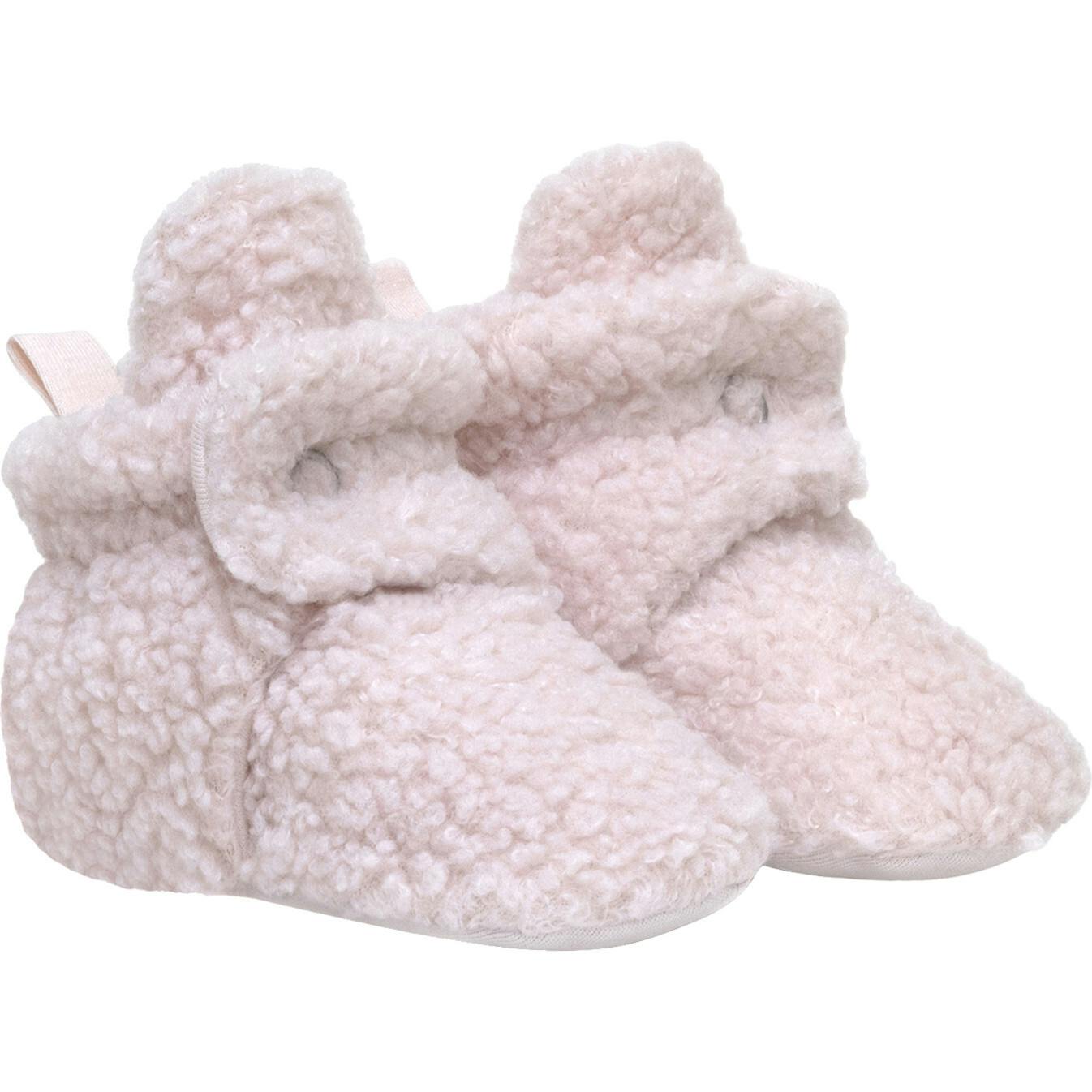 Sherpa Lt Pink Snap Bootie