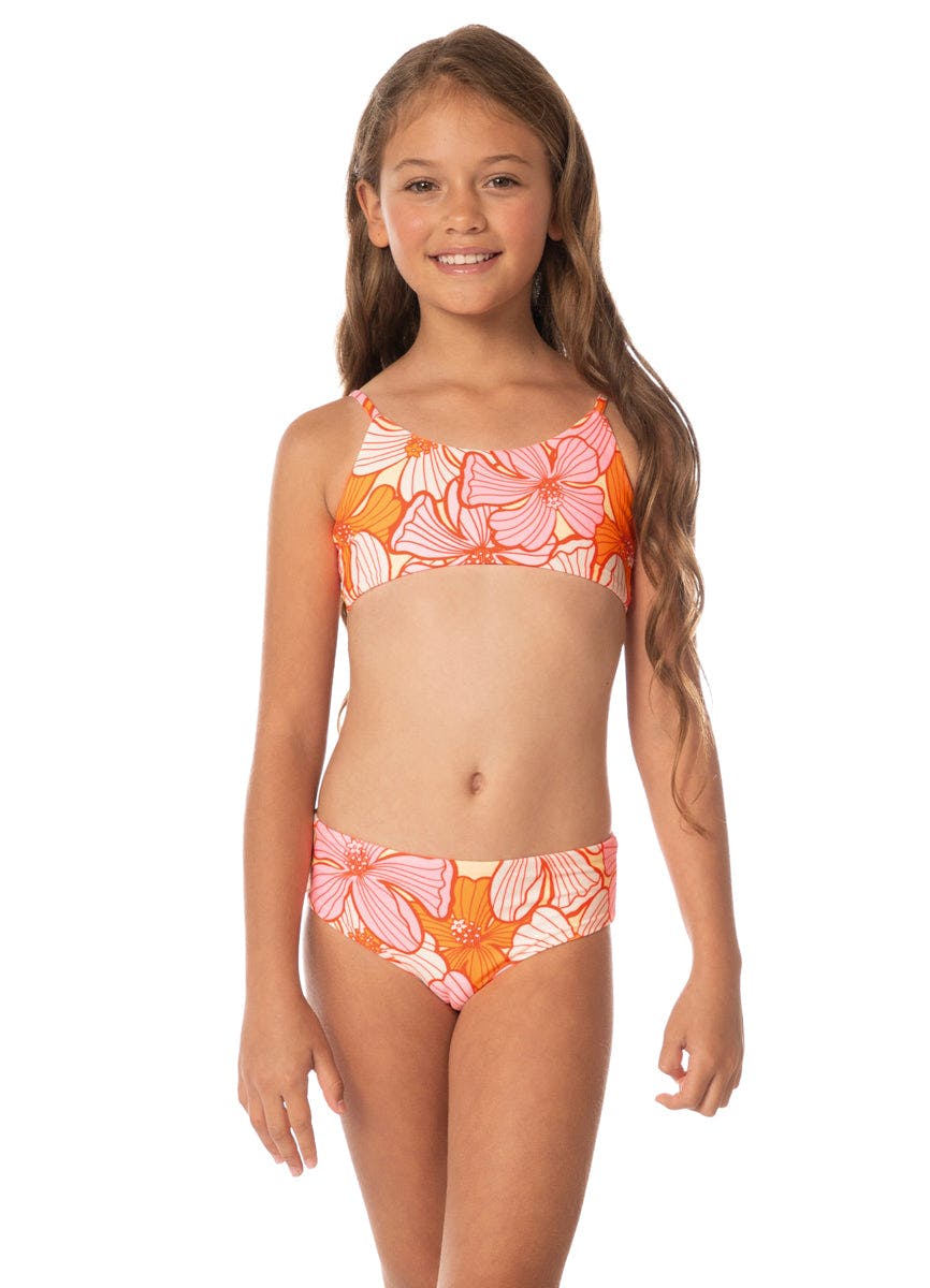 Maaji Retro Bloom Pear Girls Bikini Set