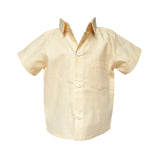 Yellow Pointed Collar Shirt
