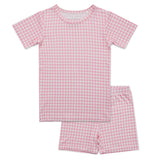 Sugar Gingham Short Sleeve & Shorts Bamboo Toddler Pajama Set