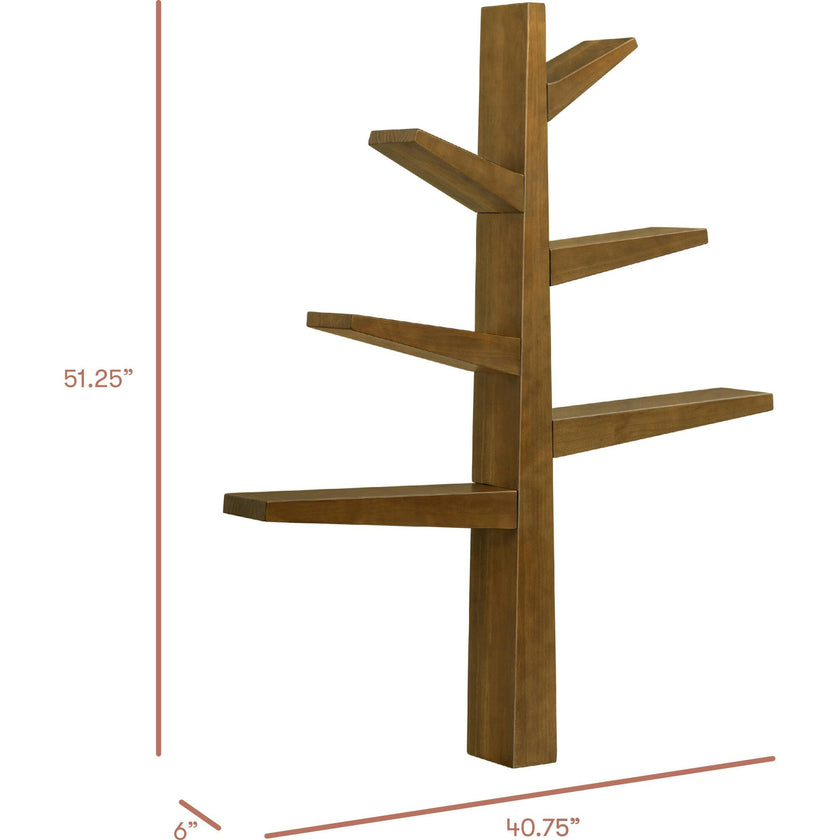 Spruce Tree Bookcase in Natural Walnut