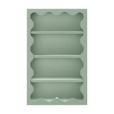 Lido Wave Bookcase in Light Sage