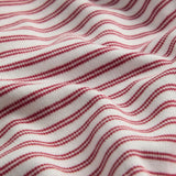 Red Stripe Clever Zip Baby Pajamas