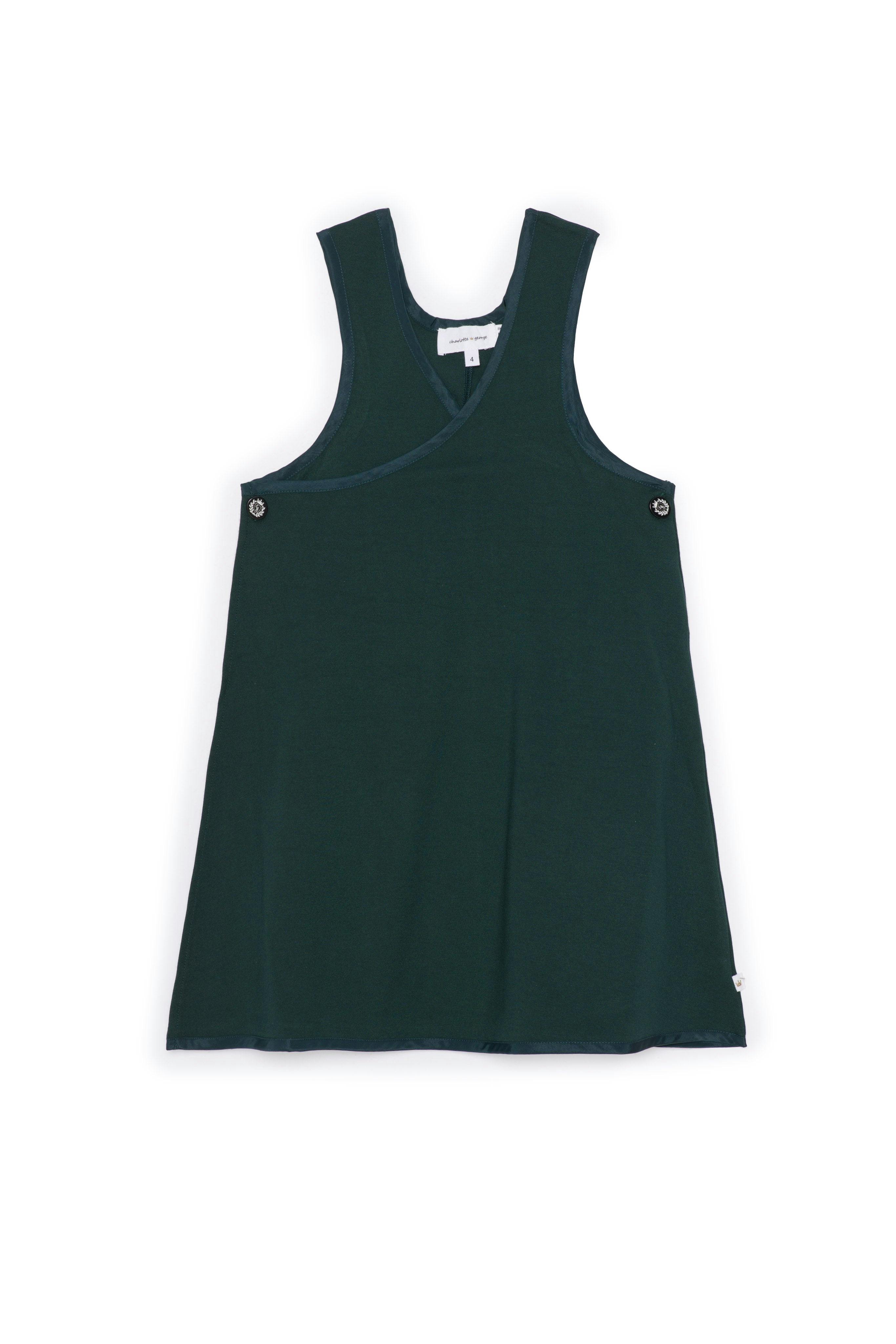 Ponte Side-Button Woven Jumper
