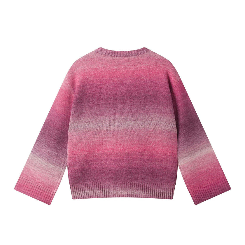 Tween Girls OmbrÃ© Bell Sleeve Sweater | Pink Mauve