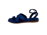 Story Crossover Slingback Leather Sandals