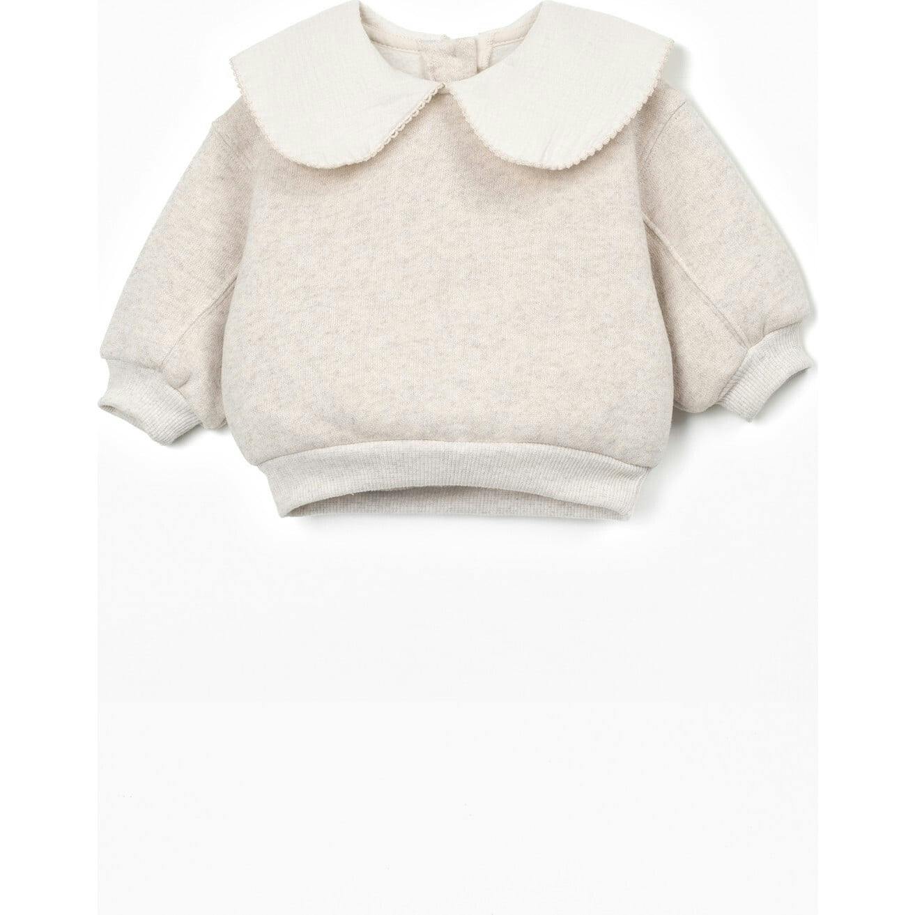 Collared Fleece Sweatshirt