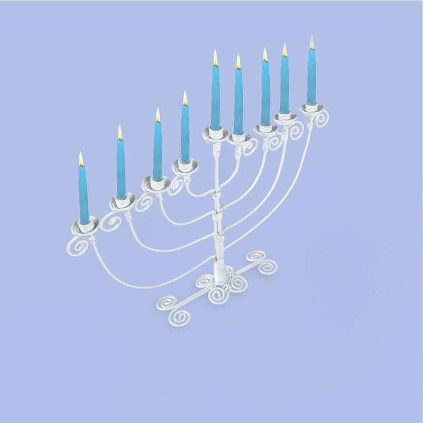 Licht Wire Twirly Menorah